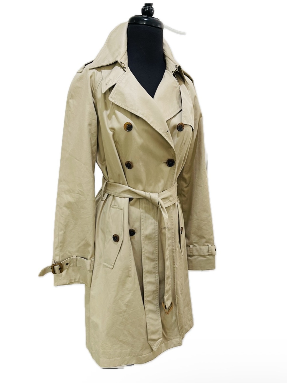 Banana Republic Classic Beige Trench Coat with Belt